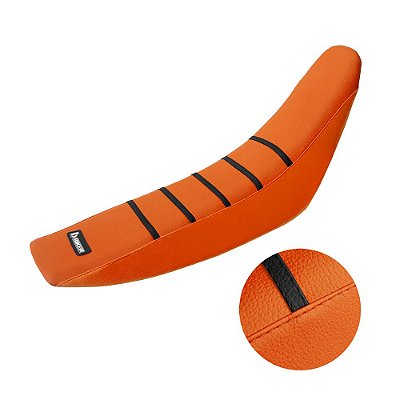 Capa Banco Gripper KTM 450 Enduro 2009 2010 Laranja/Preto