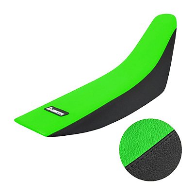 Capa Banco Dual KAWASAKI KXF 250/450 - Lat.Preto /Topo Verde