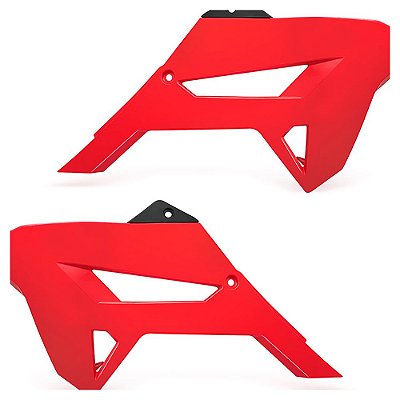 Par Aleta Crf 230 Vermelho C/ Number Passa-Cabo Branco