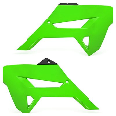 Par Aleta Crf 230 Verde OEM C/ Number Passa-Cabo Branco