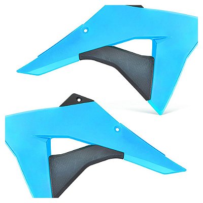 Par Aletas Tanque Crf 230 2018 2019 2020 2021 2022 Azul Neon