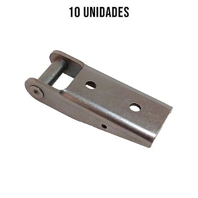 Dobradiça Tombador Superior 150mm Carreta Guerra Bruta-10un