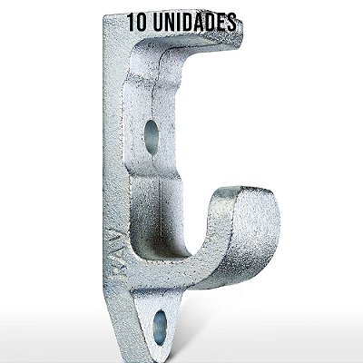 Engate G Zincado Branco - 10un