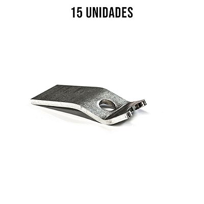Aranha Do Asoalho Carreta Guerra Zincado Branco - 15un