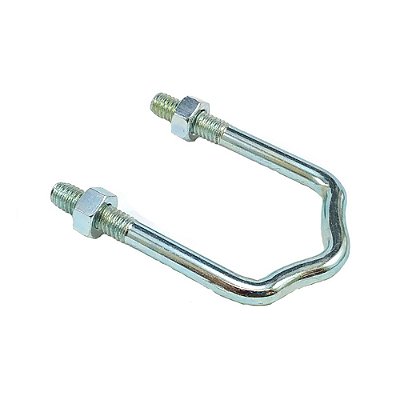 Presilha W 40mm Com Porca Zincado Branco