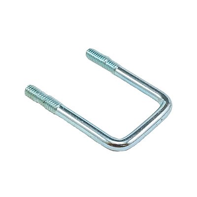 Presilha U 40mm Sem Porca Zincado Branco