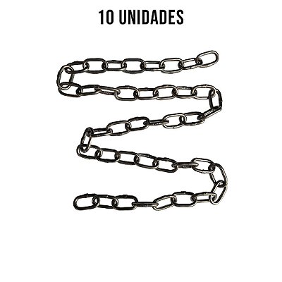 Corrente Polida Para Carga 6mm X 1,3m - 10un