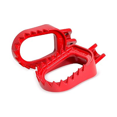 Pedaleira CRF 230 CRF 250F Shark Vermelho