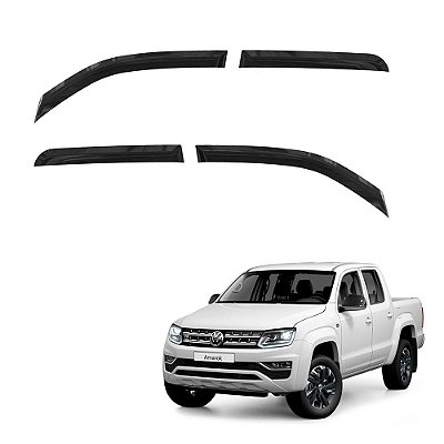 Calha De Chuva Amarok 2014 2015 2016 2017 Cabine Dupla Fume