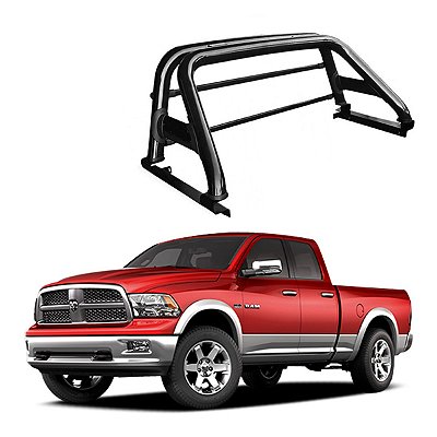 Santo Antonio Dodge Ram 2018 2019 2020 Com Grade Duplo Preto