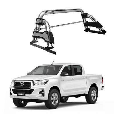 Santo Antonio Hilux 2016 2017 2018 2019 Com Grade Cromo STR