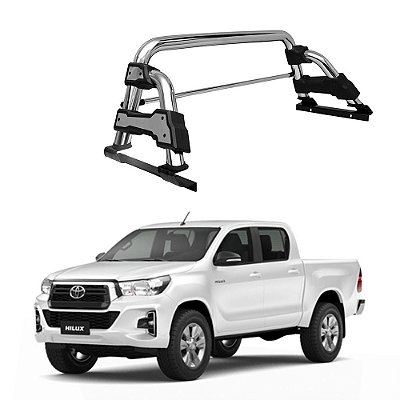 Santo Antonio Hilux 2012 2013 2014 2015 Com Grade Cromo STR
