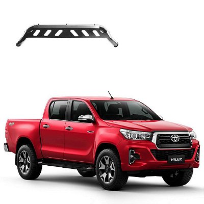 Protetor Baixo Hilux 2016 2017 2018 2019 2020 2021 Cromo
