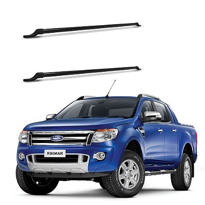Grade Barra Vidro Ranger 2013 2014 2015 2016 Preto Duplo