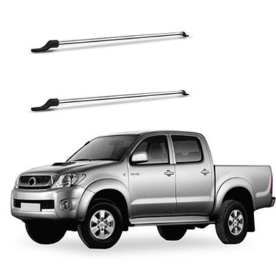 Grade Barra Vidro Hilux 1997 1998 1999 2000 2001 Cromo Duplo