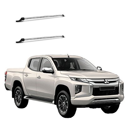 Grade Barra Vidro Triton 2019 2020 2021 2022 Cromo Duplo/ST
