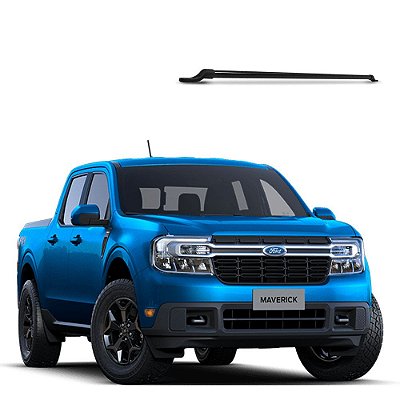 Grade Barra Vidro Maverick 2022 2023 Preto ST