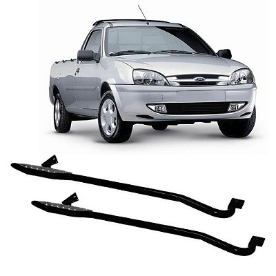 Estribo Courier 2003 2004 2005 2006 2007 2008 2009 Preto