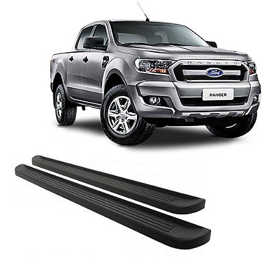 Estribo Ranger 2018 2019 2020 2021 2022 CD Plastico Preto