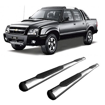 Estribo S10 2002 2003 2004 2005 2006 2007 2008 CD Oval Cromo