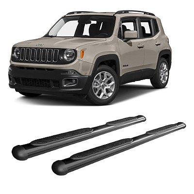 Estribo Renegade 2016 2017 2018 2019 2021 2022 Oval Preto