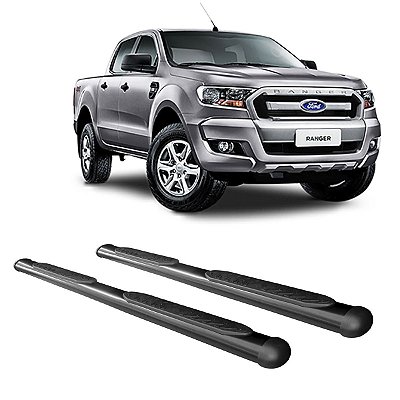 Estribo Ranger 2017 2018 2019 2020 2021 2022 CD Oval Preto