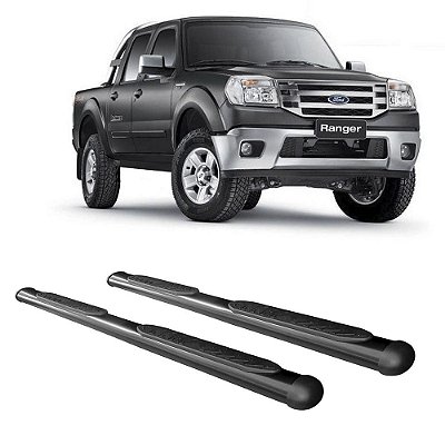 Estribo Ranger 2007 2008 2009 2010 2011 2012 CD Oval Preto