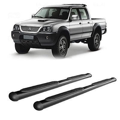 Estribo L200 Sport 2018 2019 2020 2021 2022 CD Oval Preto