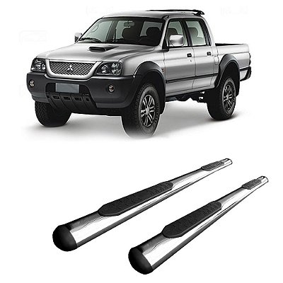Estribo L200 Sport 2009 2010 2011 2012 2013 CD Oval Cromo