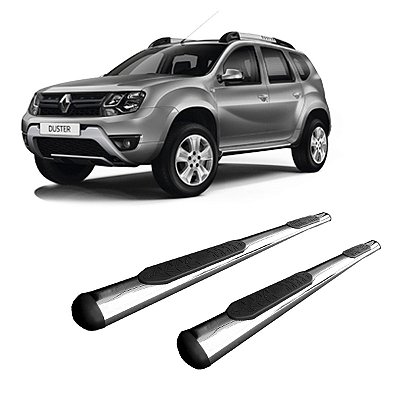 Estribo Duster 2016 2017 2018 2019 2020 2021 2022 Oval Cromo
