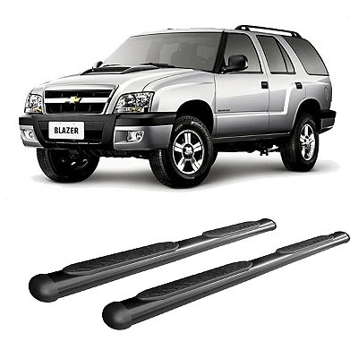Estribo Blazer 2005 2006 2007 2008 2009 2010 2011 Oval Preto