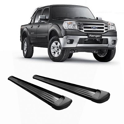 Estribo Ranger 2003 2004 2005 2006 2007 CD Alumínio Preto
