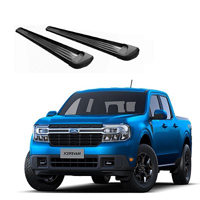 Estribo Maverick 2022 2023 Alumínio Preto