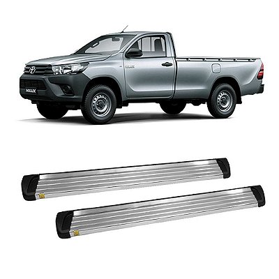 Estribo Hilux 2018 2019 2020 2021 2022 CS Alumínio Polido