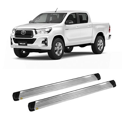 Estribo Hilux 2010 2011 2012 2013 2014 CD Alumínio Polido