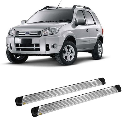 Estribo EcoSport 2008 2009 2010 2011 2012 Alumínio Polido