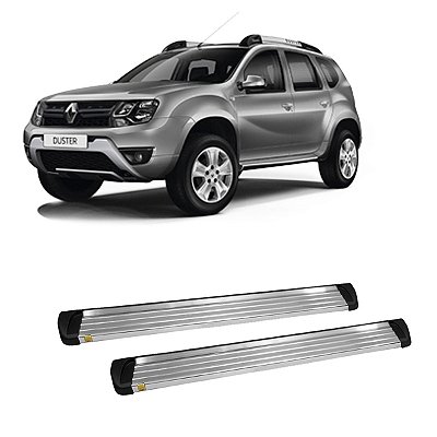 Estribo Duster 2016 2017 2018 2019 2020 2021 Alumínio Polido