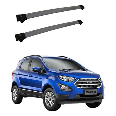 Travessa Rack Teto EcoSport 2013 2014 2015 2016 2017 Prata
