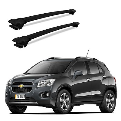 Travessa Rack Teto Tracker 2015 2016 2017 2018 2019 Preto