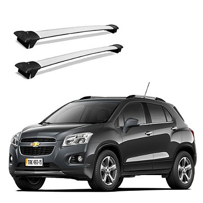 Travessa Rack Teto Tracker 2013 2014 2015 2016 2017 Prata