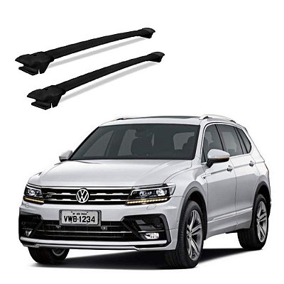 Travessa Rack Teto Tiguan 2018 2019 2020 2021 2022 Preto