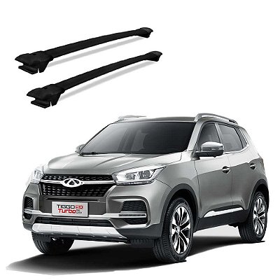 Travessa Rack Teto Tiggo 5X 2019 2020 2021 2022 Preto