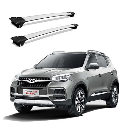 Travessa Bagageiro Tiggo 5X 2019 2020 2021 2022 Prata