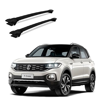 Travessa Rack Teto VW T Cross 2018 2019 2020 2021 Preto
