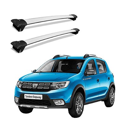 Travessa Bagageiro Sandero Stepway 2020 2021 2022 Prata