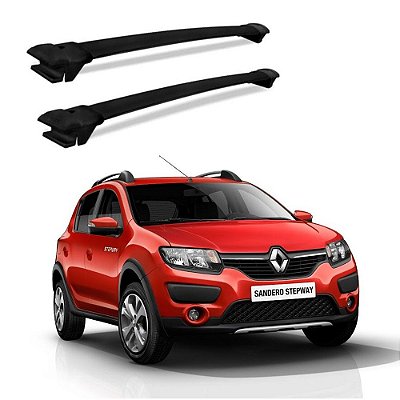 Travessa Bagageiro Sandero Stepway 2009 2010 2011 2012 Preto