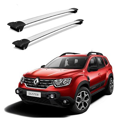 Travessa Rack Teto Duster 2021 2022 Prata