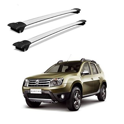 Travessa Bagageiro Duster 2011 2012 2013 2014 2015 Prata