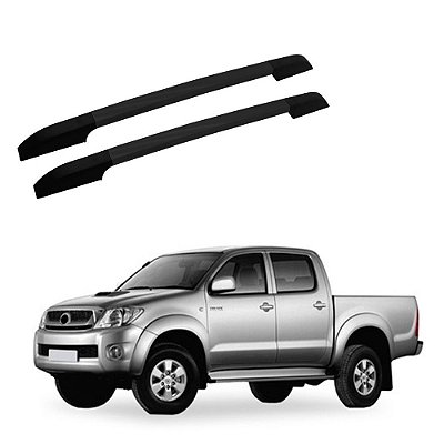 Rack Teto Longarina Hilux 2008 2009 2010 CD Preto Colado