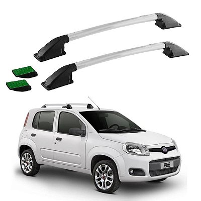 Rack Teto Longarina Uno 2014 2015 2016 Preto Tubular Colado